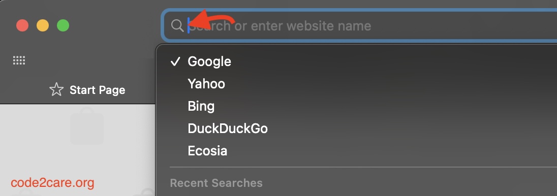 Change default Search Engine - Safari for Mac